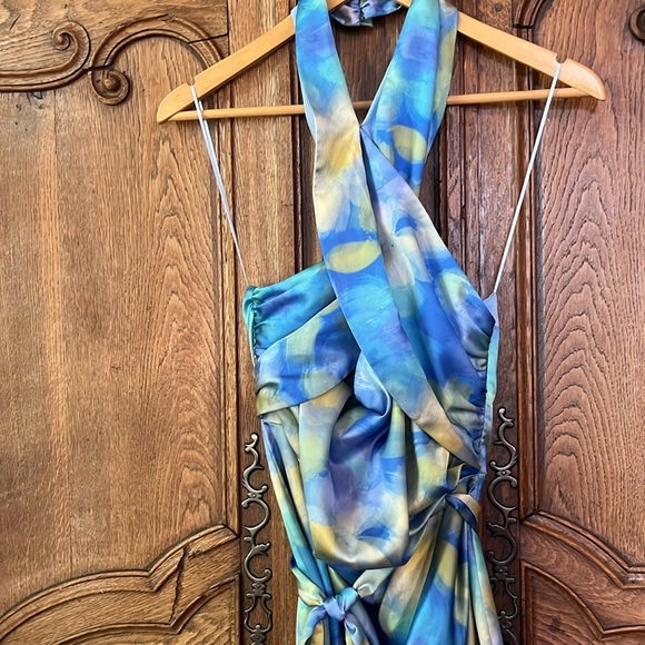 Belle by Badgley Mischka Lexi Halter Dress - Picture 5 of 14